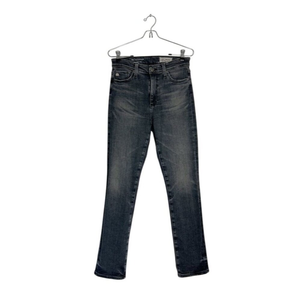 AG Mari Slim Fit High Waist Straight Leg Jeans in 12 Years Magnetic  - Sz 26"